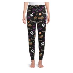 Womens Disney Nightmare Before Christmas Sleep Jogger Sz XS